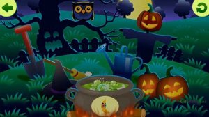 Funny Foods: Halloween Fun | Baby Learn The Names Of Fruits And Food | Game For Kids & Toddlers