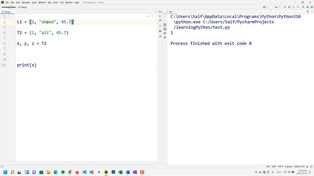 [Arabic] [10] Python / Tuples смотреть онлайн