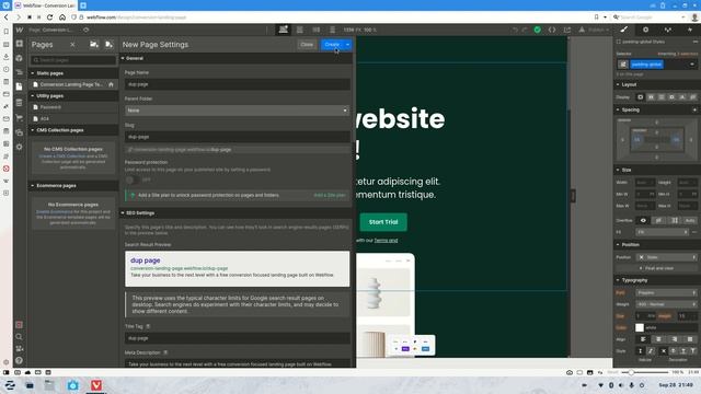 How to Duplicate a Page in Webflow | Webflow Tips & Tricks смотреть онлайн