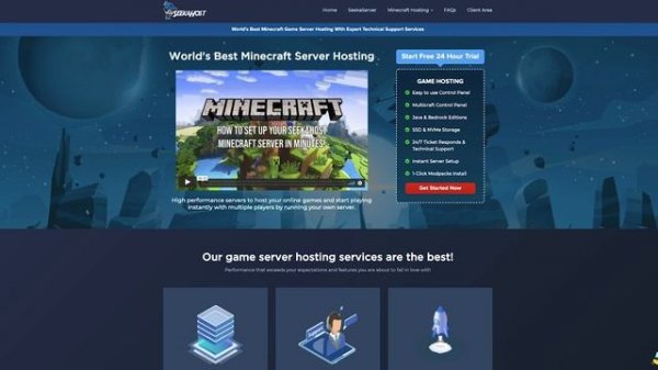 SeekaHost Minecraft Server Hosting | Best Minecraft Host In the World