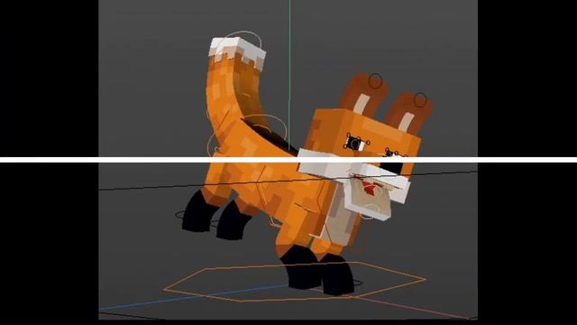 Minecraft Fox Rig | C4D смотреть онлайн