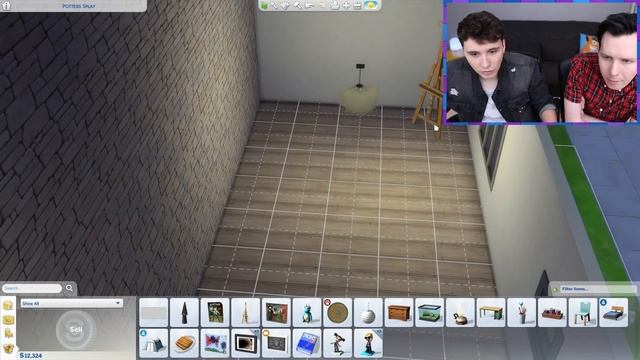 DREAM TEEN BEDROOM MAKEOVER - Dan and Phil Play: Sims 4 #53 смотреть онлайн