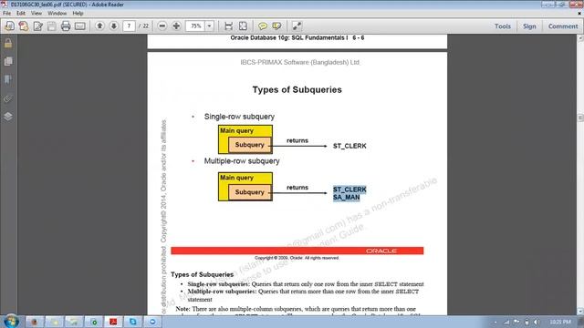 Oracle sql chapter 6 смотреть онлайн