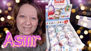 АСМР обзор распаковка киндер сюрприз