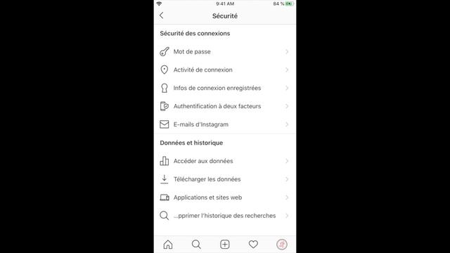 Effacer un historique Instagram смотреть онлайн