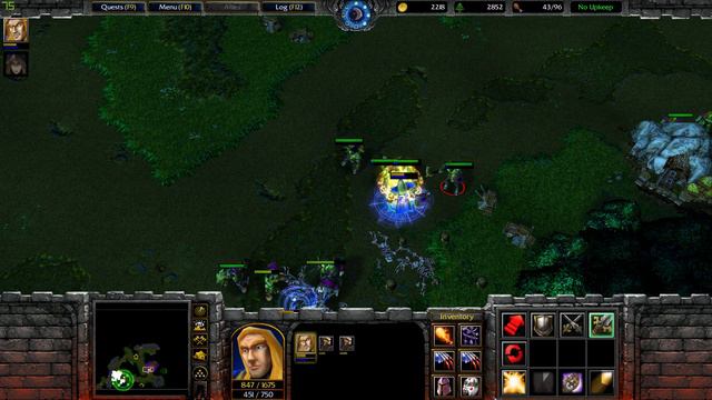 Warcraft 3: Arthas Campaign - Humans-6-Into The Woods смотреть онлайн