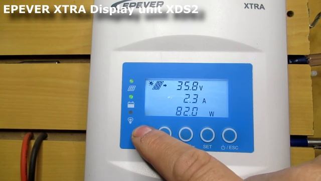 20# Regulador solar EPEVER XTRA CONFIGURACION display XDS2 смотреть онлайн
