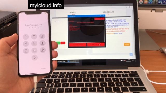 CH33SM8 FMIOFF Remove iCloud on iPhone 11 PRO Open menu without password with Unc0ver jailbreak смотреть онлайн