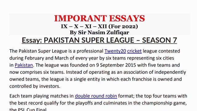 2023 Important Essays of English for class 9, 10, 11, 12 || Sindh Board || Most Important Essays смотреть онлайн