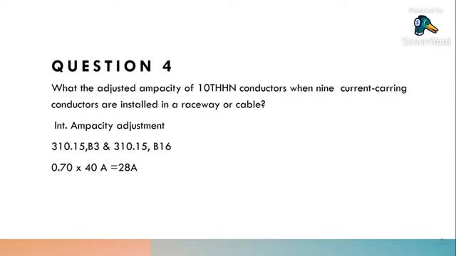 Sizing conductor base on the Ambient, Temperature and Derating Factor смотреть онлайн