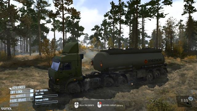 Pacific P16 КамаАЗ 6460 Military КамаАЗ 6460 ЗиЛ 157  для Spintires: MudRunner