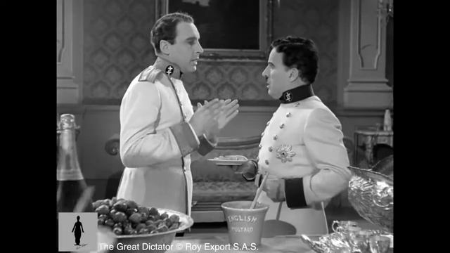 Charlie Chaplin | Food Fight | The Great Dictator