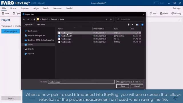 FARO RevEng 2020.1 - CPE File Format - English смотреть онлайн