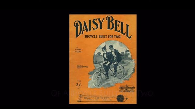 Daisy Bell - Original 1894 Phonograph Recording with lyrics смотреть онлайн