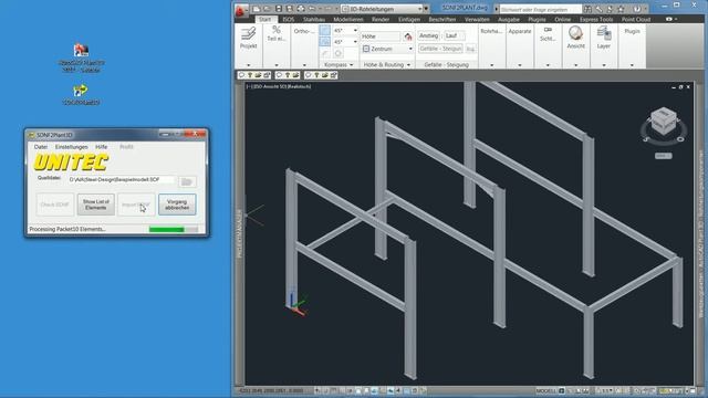 How to import SDNF into AutoCAD Plant 3D with SDNF2PLANT? Video 2 смотреть онлайн