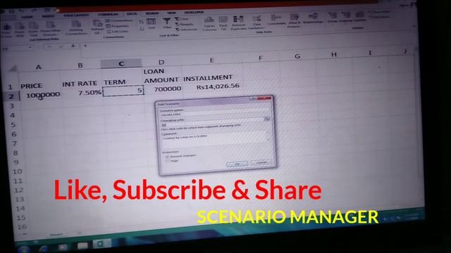 Scenario Management in Excel @technocomguru смотреть онлайн