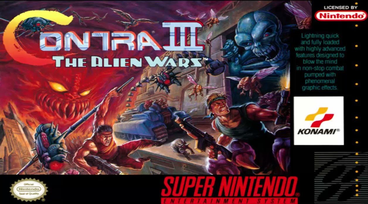 Super Nintendo (Snes) 16-bit Contra 3 The Alien Wars Полное Прохождение