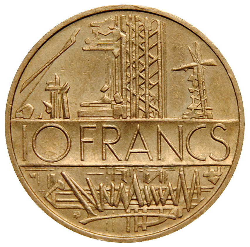 Монеты мира.Монеты Франции. 10 франков Франции.10 FRANCS REPUBLIQUE FRANCAISE.Нумизматика.Startup103 смотреть онлайн