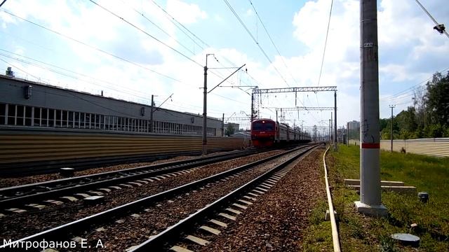 Электропоезд ЭД4М-0362 (ТЧ-4 "Жел.-дор."). смотреть онлайн