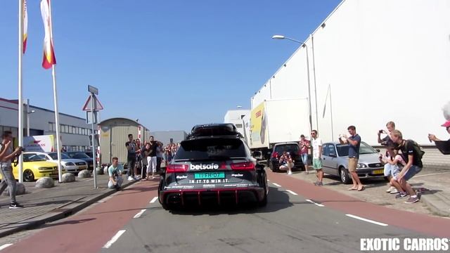 Audi RS6 DTM 1000 HP ex Jon Olsson Milltek exhaust loud acceleration смотреть онлайн