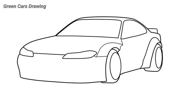 How to draw a NISSAN SILVIA S15 Rocket Bunny step by step | Drawing jdm car смотреть онлайн