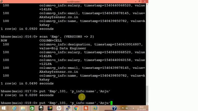 Hbase Queries смотреть онлайн