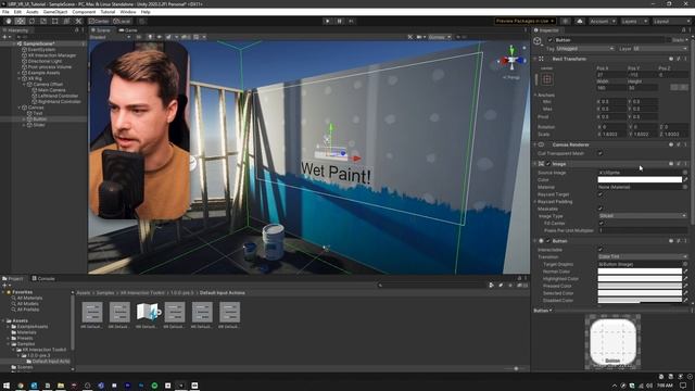 UI Using Unity XR Interaction Toolkit | How to Make a User Interface That Works in VR смотреть онлайн