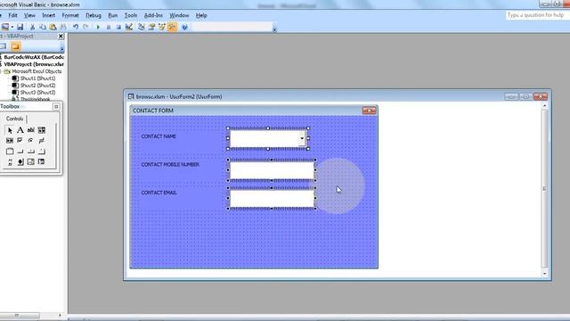 Microsoft Excel How To Create Contact Book In Excel Using Vba Part 4 5 смотреть онлайн