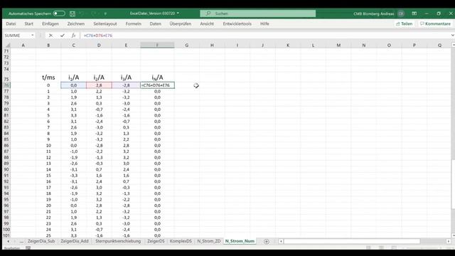 Teil 6 Drehstromsystem / Strom auf dem Neutralleiter / Simulation unter Excel / Elektrotechnik смотреть онлайн