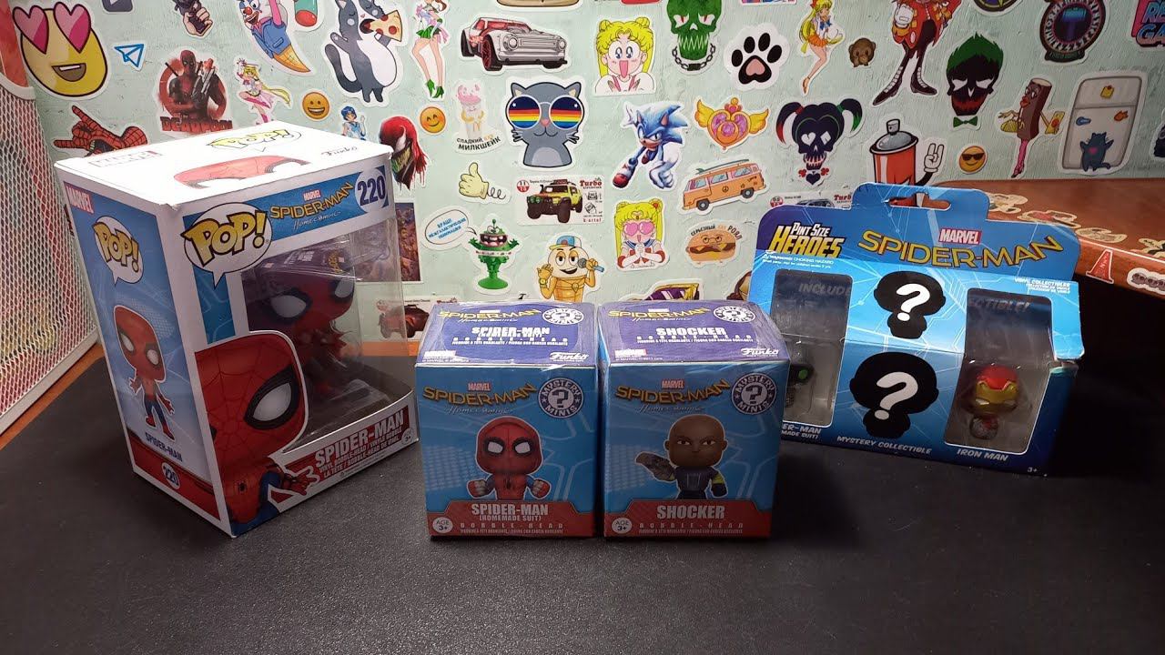Гиковская всячина по Человеку-Пауку. Возвращению домой / Funko Pop, Mystery Minis | Pint Size Heroes смотреть онлайн
