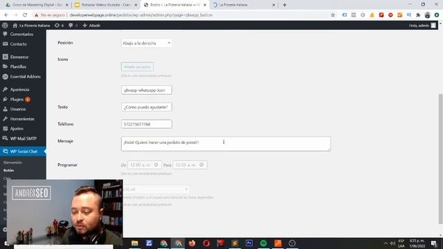 ? Botón WhatsApp WordPress para tu WEB [Plugin Social Chat] смотреть онлайн