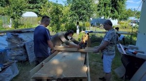 Как мы делали стол из слэба. Попытка сделать залипательное видео)