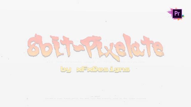 Аркады Текстовый Maker 8bit Glitch Титулы дл смотреть онлайн