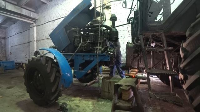 Меняю сцепление на МТЗ-82.1. Ставим лепестковый диск и лепестковую корзину, аналог сцепления от LUK смотреть онлайн