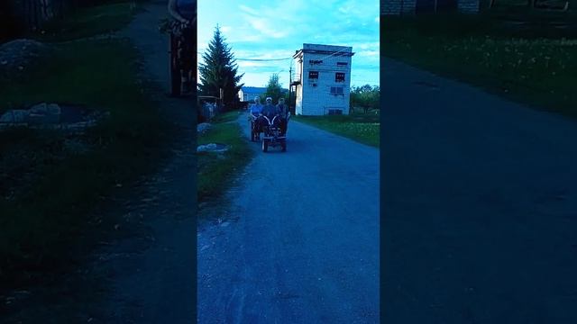 катание на мотоблоке Нива смотреть онлайн