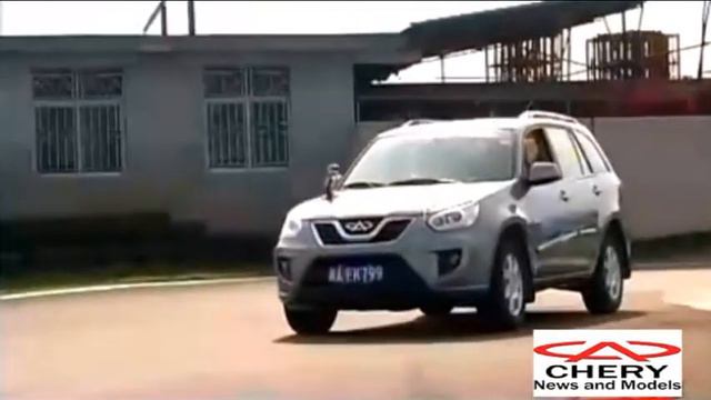Chery Tiggo (Чери Тиго) тест драйв по автодрому смотреть онлайн