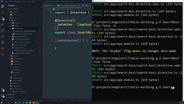10. Create Directive using ng generate Directive command with its options - Angular CLI смотреть онлайн
