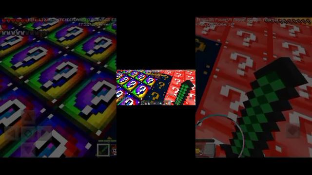 Майнкрафт но мир состоит из лаки блоков 1 часть смотреть онлайн