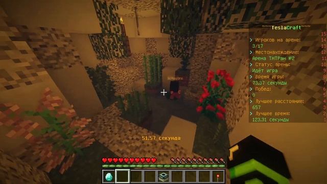 ИГРАЮ В ТНТ РАН НА ПИРАТСКОМ СЕРВЕРЕ!!!!СМОТРИ БЫСТРЕЙ!!! #TeslaCraft #Minecraft #TNTrun смотреть онлайн