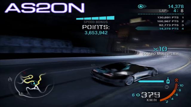NFS Carbon Drift \ Starlight Strip \ 92.196.706 \ 392KM\h [AS2ON] смотреть онлайн
