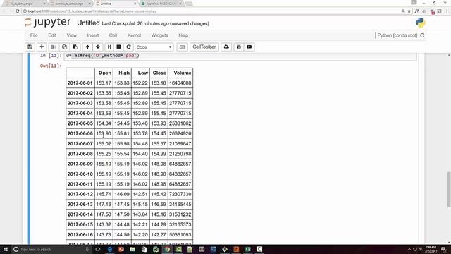 Pandas Time Series Analysis Part 2: date_range смотреть онлайн