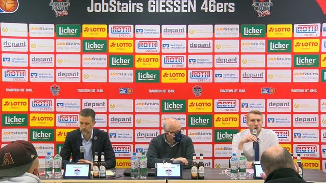 46ers-TV: Pressekonferenz JobStairs GIESSEN 46ers vs. Telekom Baskets Bonn смотреть онлайн