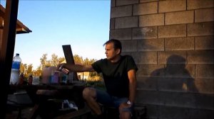 Покраска стен сарая из керамзито бетонных блоков