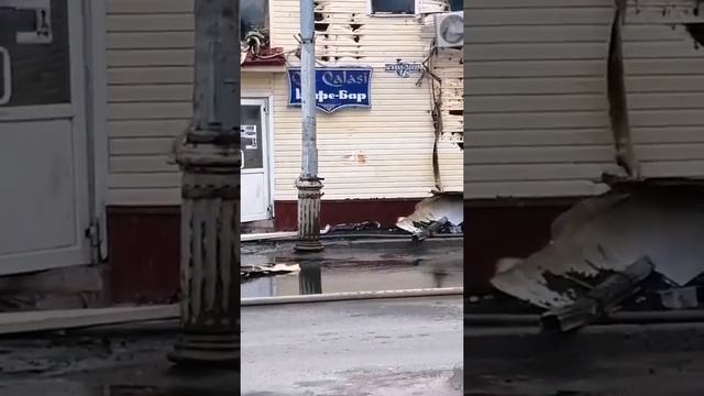 Архангельск. Пожар в кафе "Девичья башня". смотреть онлайн