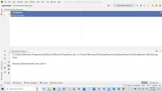 Day 19- Batch 3 - String, Str, str - ALL methods - Part 1 смотреть онлайн