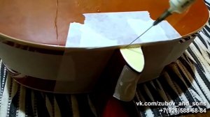Приклейка пятки грифа акустической гитары