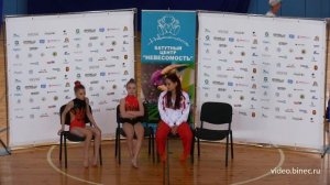 Дисциплина Спорт на  Пилоне   Детские дуэты  Дети 10 14 лет девочки