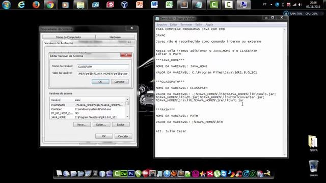 Javac não é reconhecido como comando interno ou externo смотреть онлайн