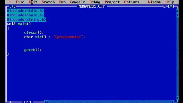 strlen() in c with example : Find Length of string program смотреть онлайн