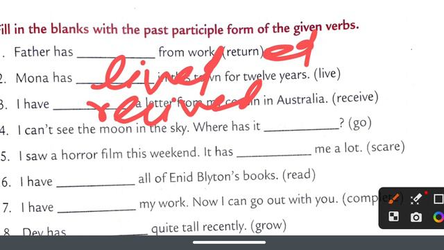 Present Perfect Tense | Ch-13 | Class -V | Collins English grammar and composition book смотреть онлайн